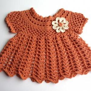 Peaches And Cream Dress Crochet Pattern Pdf12-097