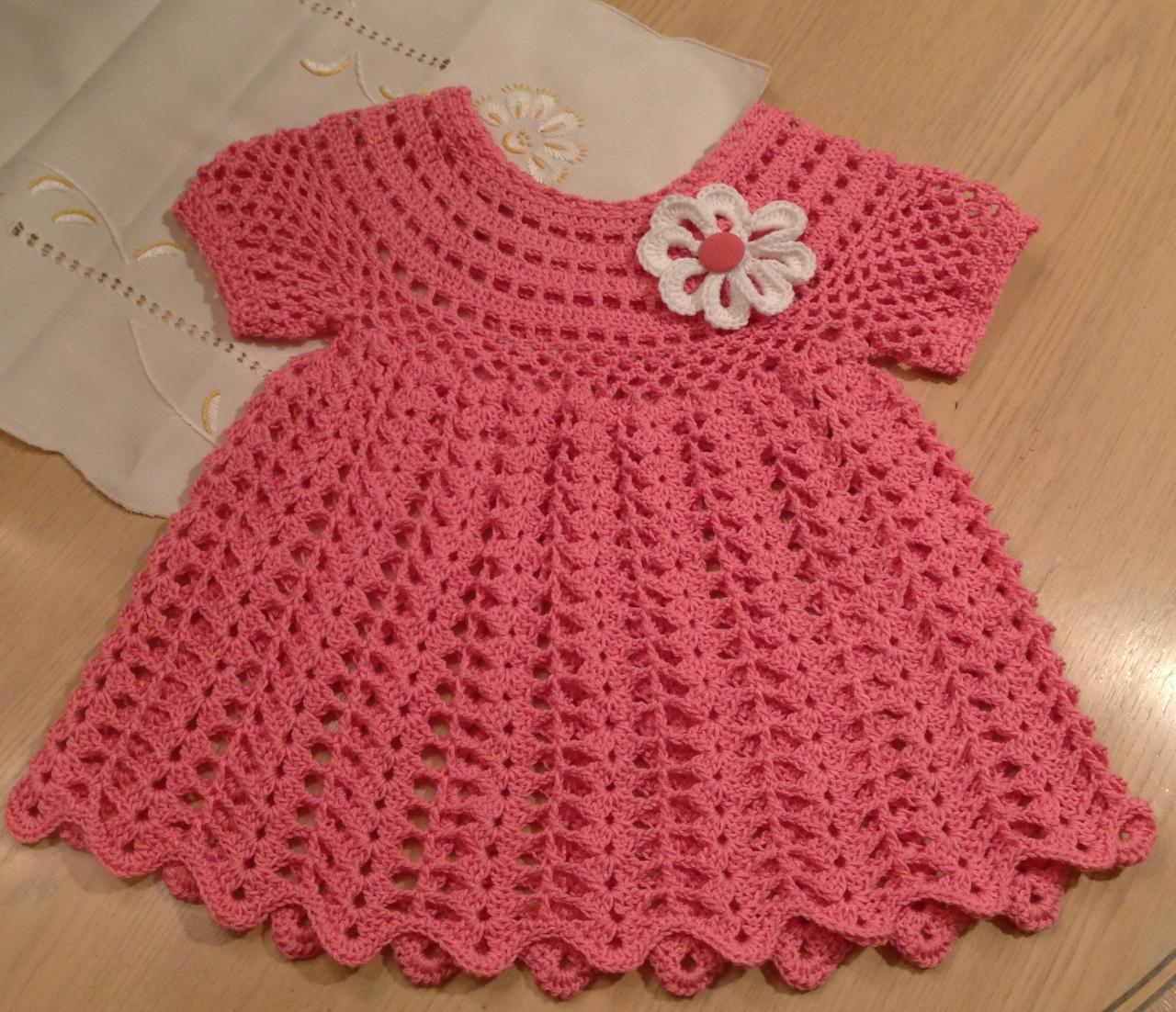 Peaches And Cream Dress Crochet Pattern Pdf12-097