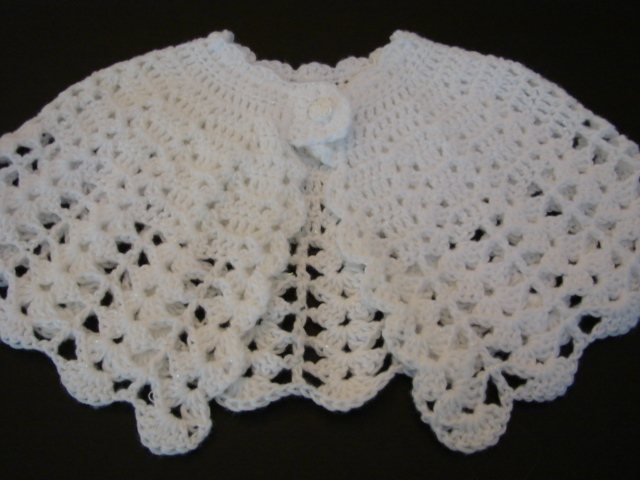 Lacy Cape Crochet Pattern Pdf 12-040